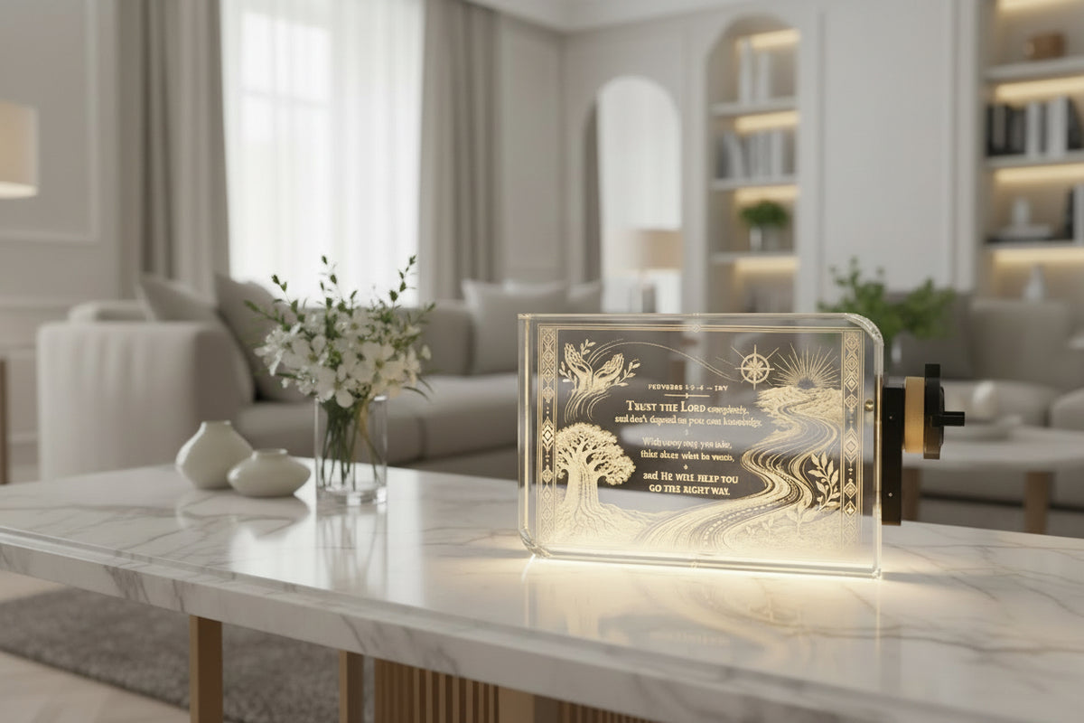 Personalized keepsakes - Rectangular glass art and award